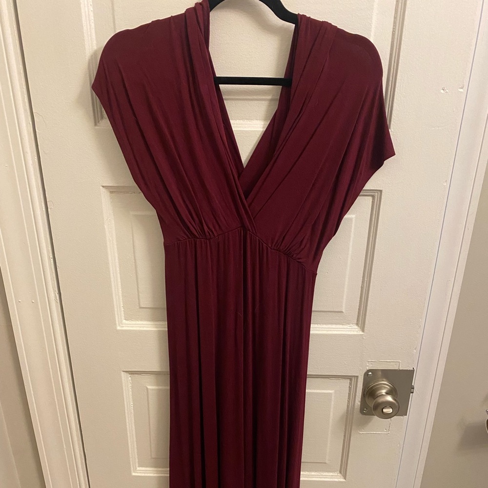 Maternity maxi dress